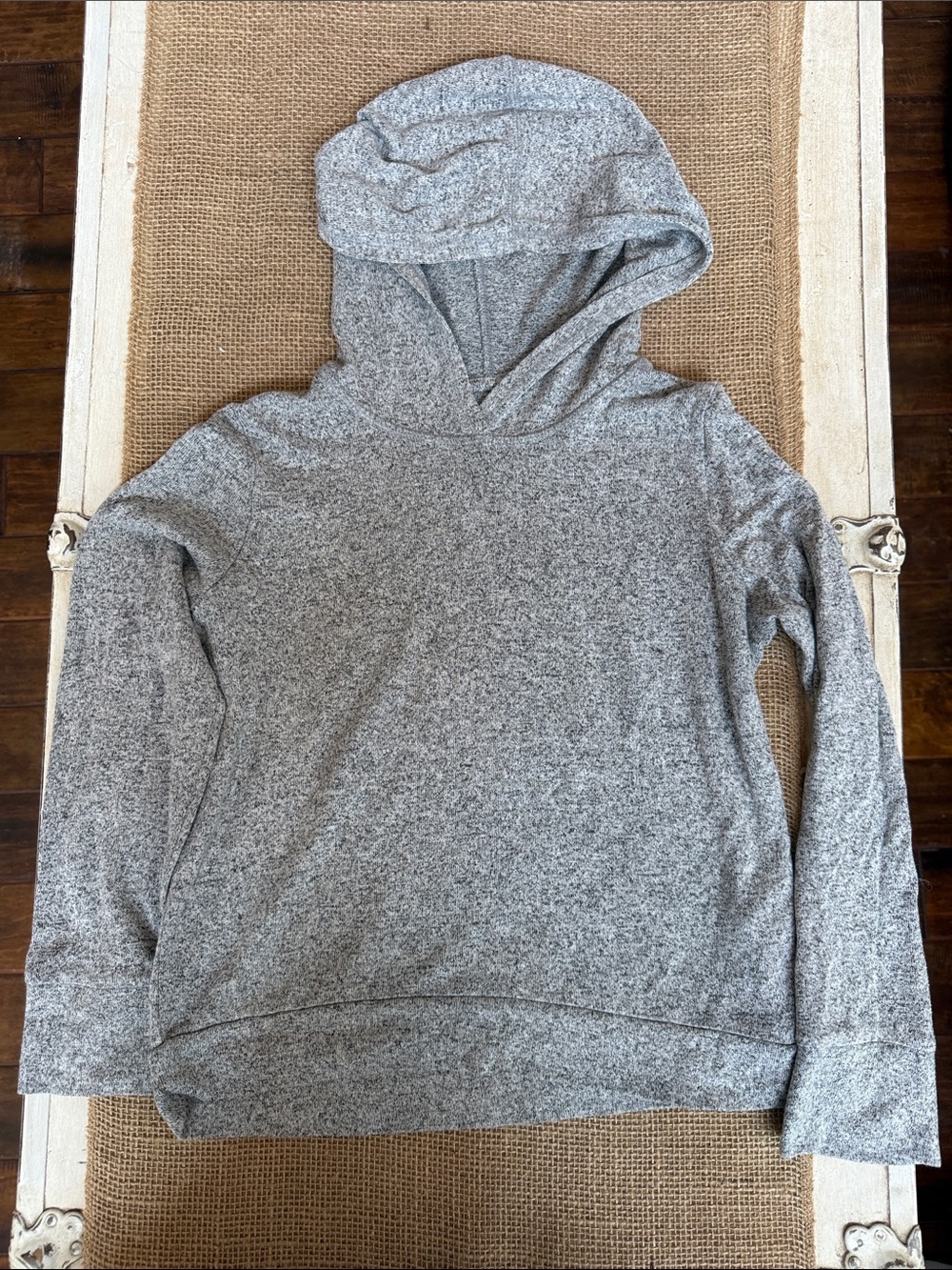 Kids Zella  hooded grey sweatshirt